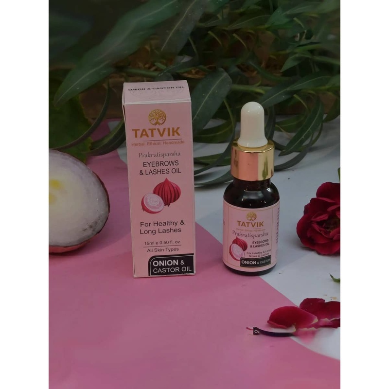 Tatvik Prakurtisparsha Eyebrow and Lashes Oil - Onion and Castor (100 gm)