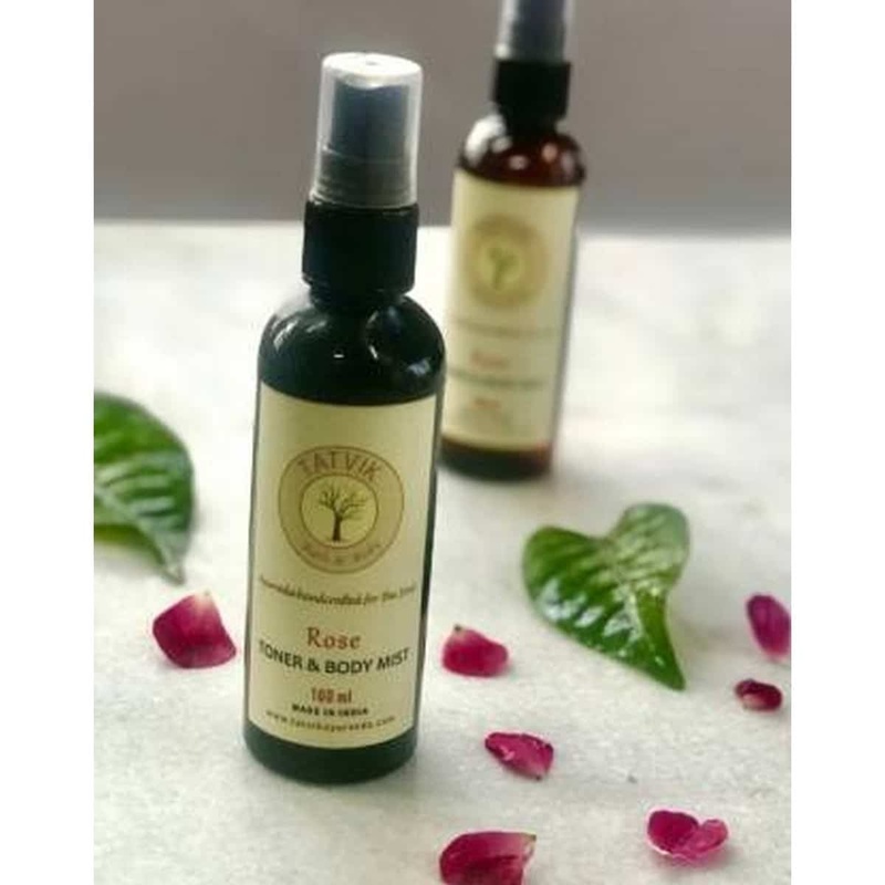Tatvik Rose Toner & Body Mist (100 ml)