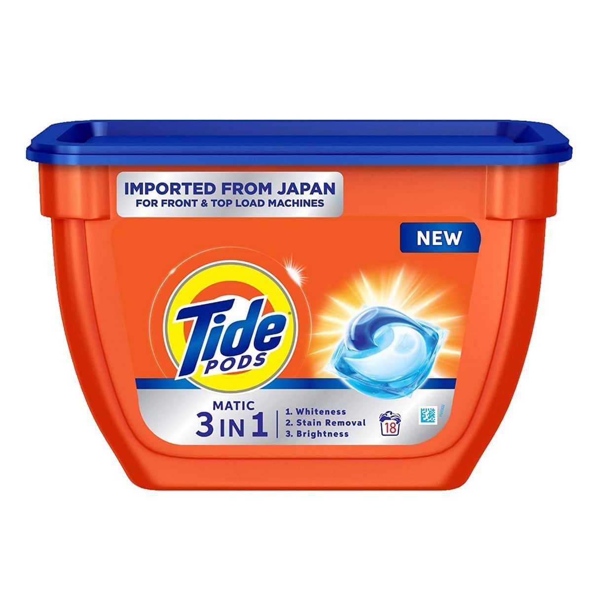 Tide Matic 3in1 PODs Liquid Detergent (Pack Of 18)