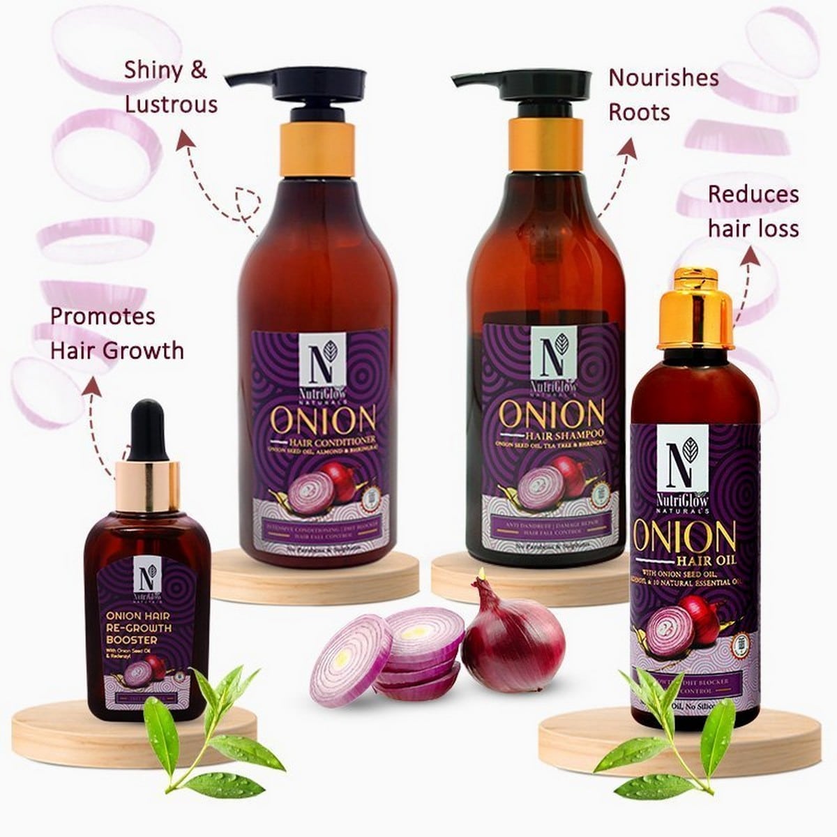 Nutriglow Ultimate Onion Hair Gift Kit (750 gm)