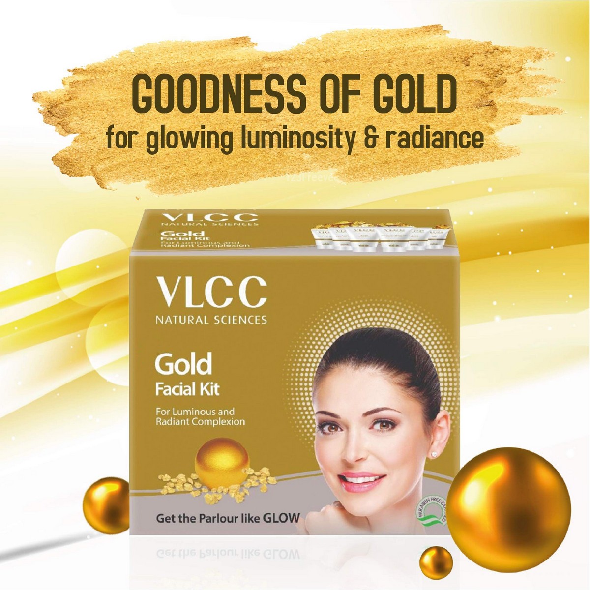 VLCC Natural Sciences Gold Facial KitÂ (60g)