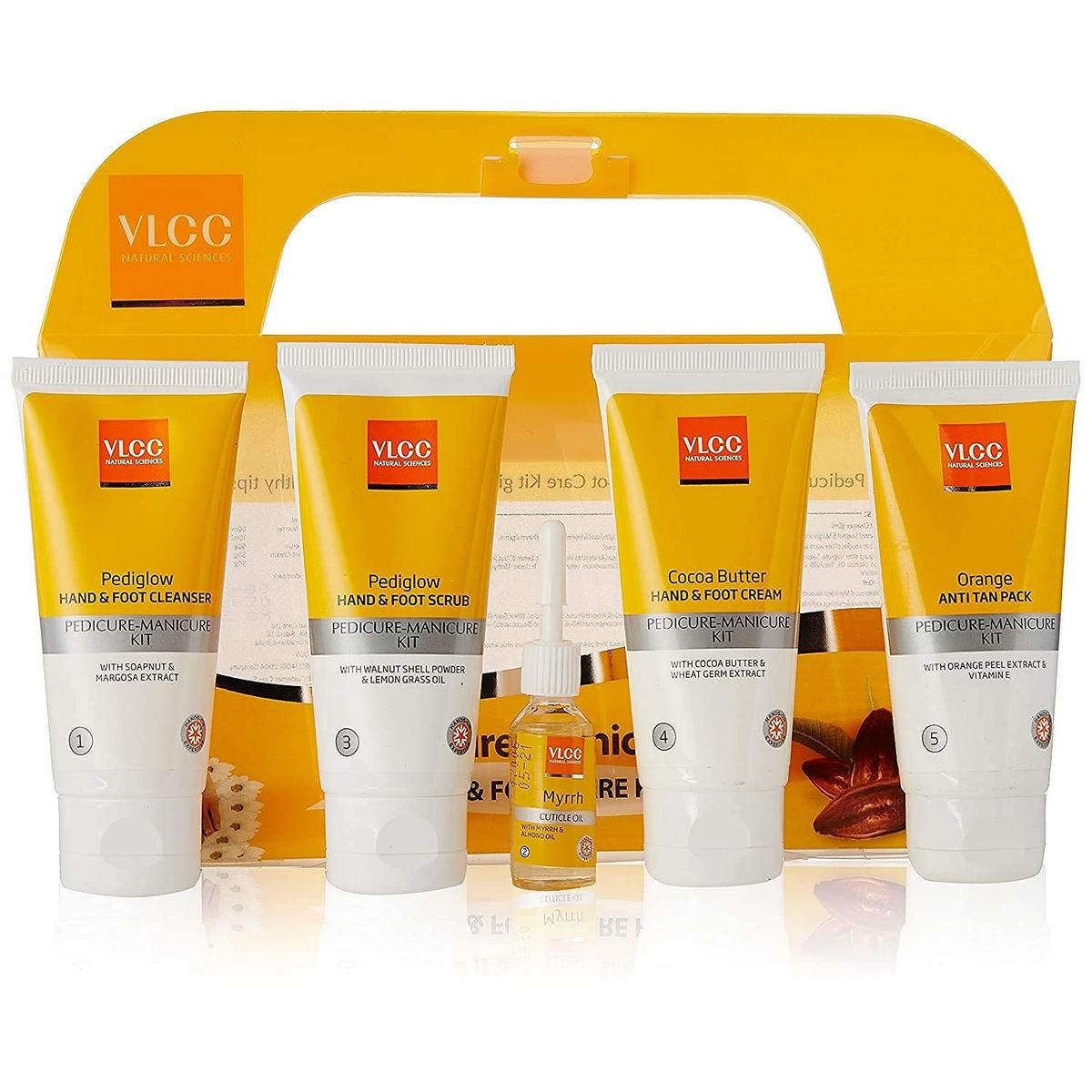 VLCC Pedicure-Manicure Hand & Foot Care Kit 150g+60 mlÂ 