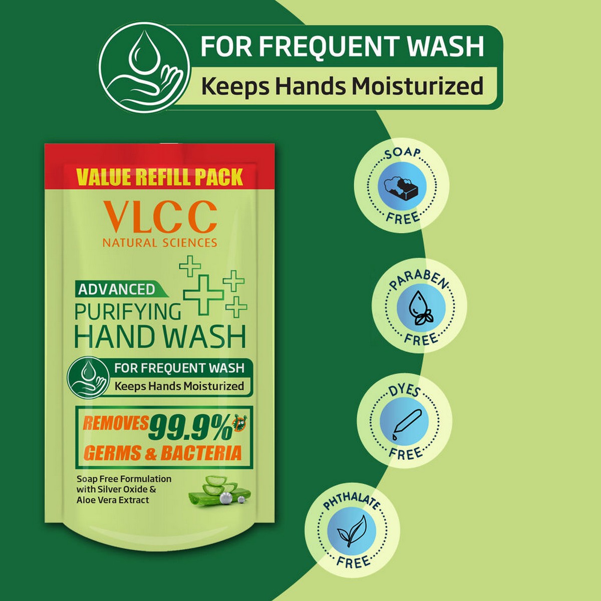 VLCC Purifying Hand Wash Refill (200ml*4)