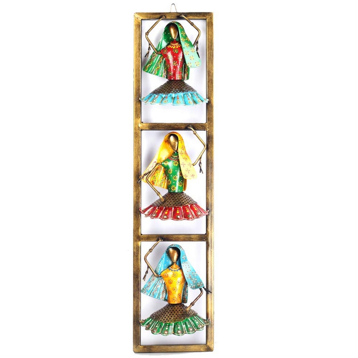 Vertical Looking 3 Kalbelia Lady Wall Frame