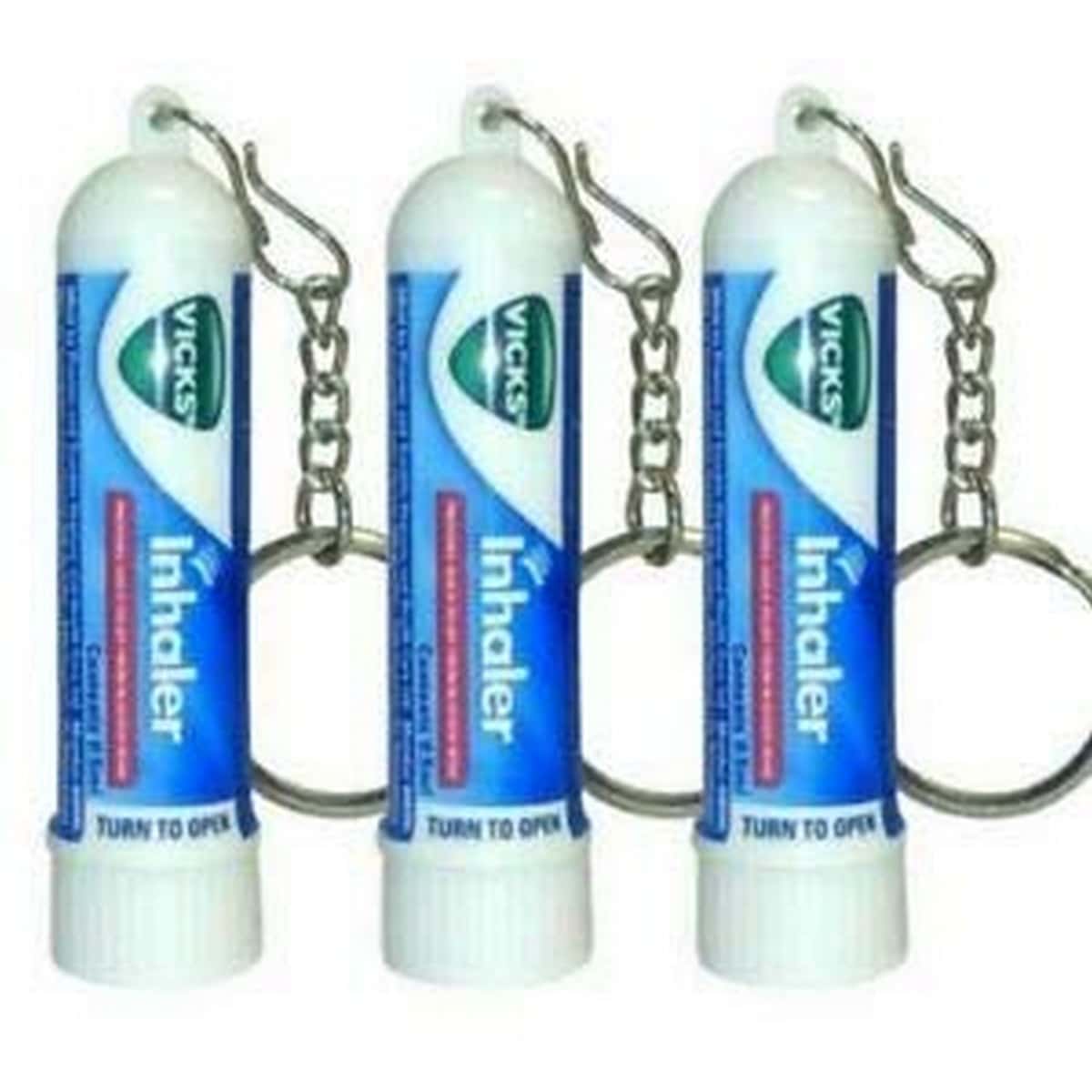 Vicks Inhaler Relief For Cold Sinus Nasal Congestion Allergy, Pack of 3