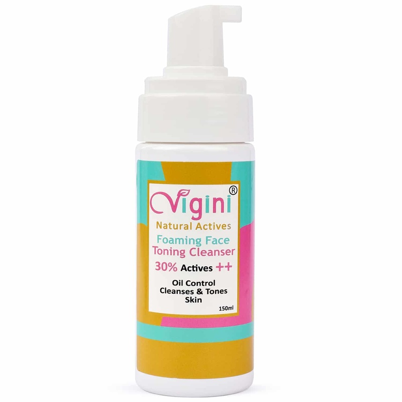 Vigini 30% Actives Anti-Acne Oil Control Foaming Face Wash (150 ml)