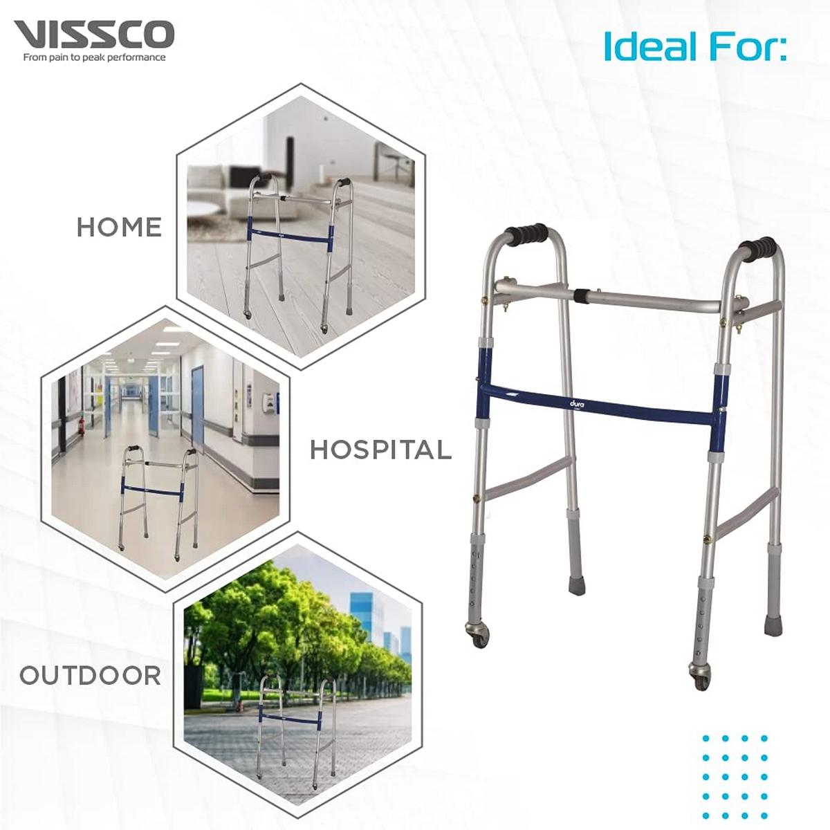 Vissco Dura Lite Walker with Wheels