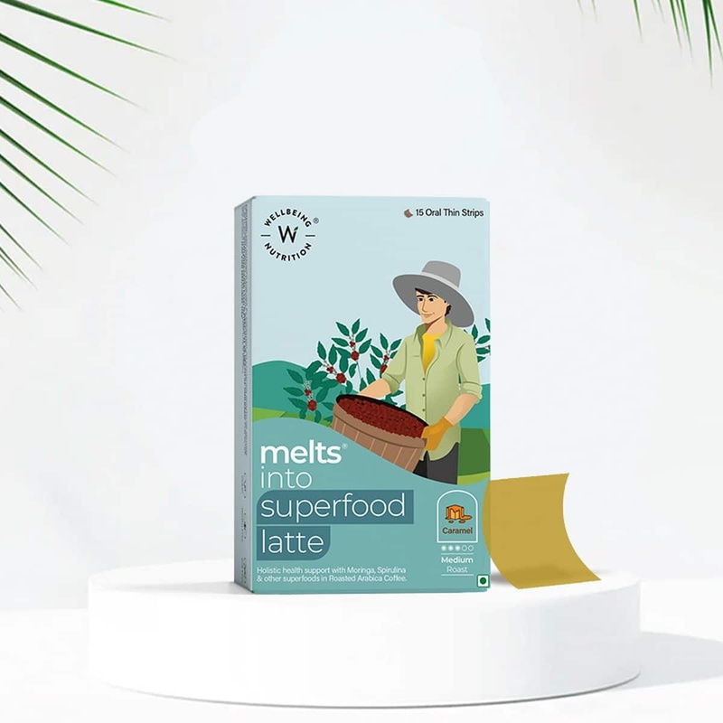 Wellbeing Nutrition Coffee Melts Superfood Latte (pack of 2)