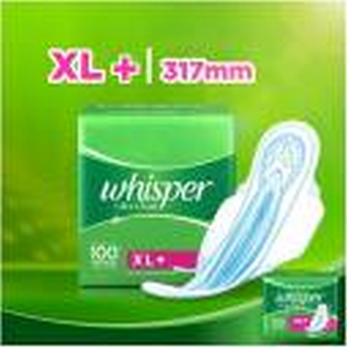 Whisper Ultra Clean XL Plus Wings - 15+15+15 Count Sanitary PadÂ Â (Pack of 3)