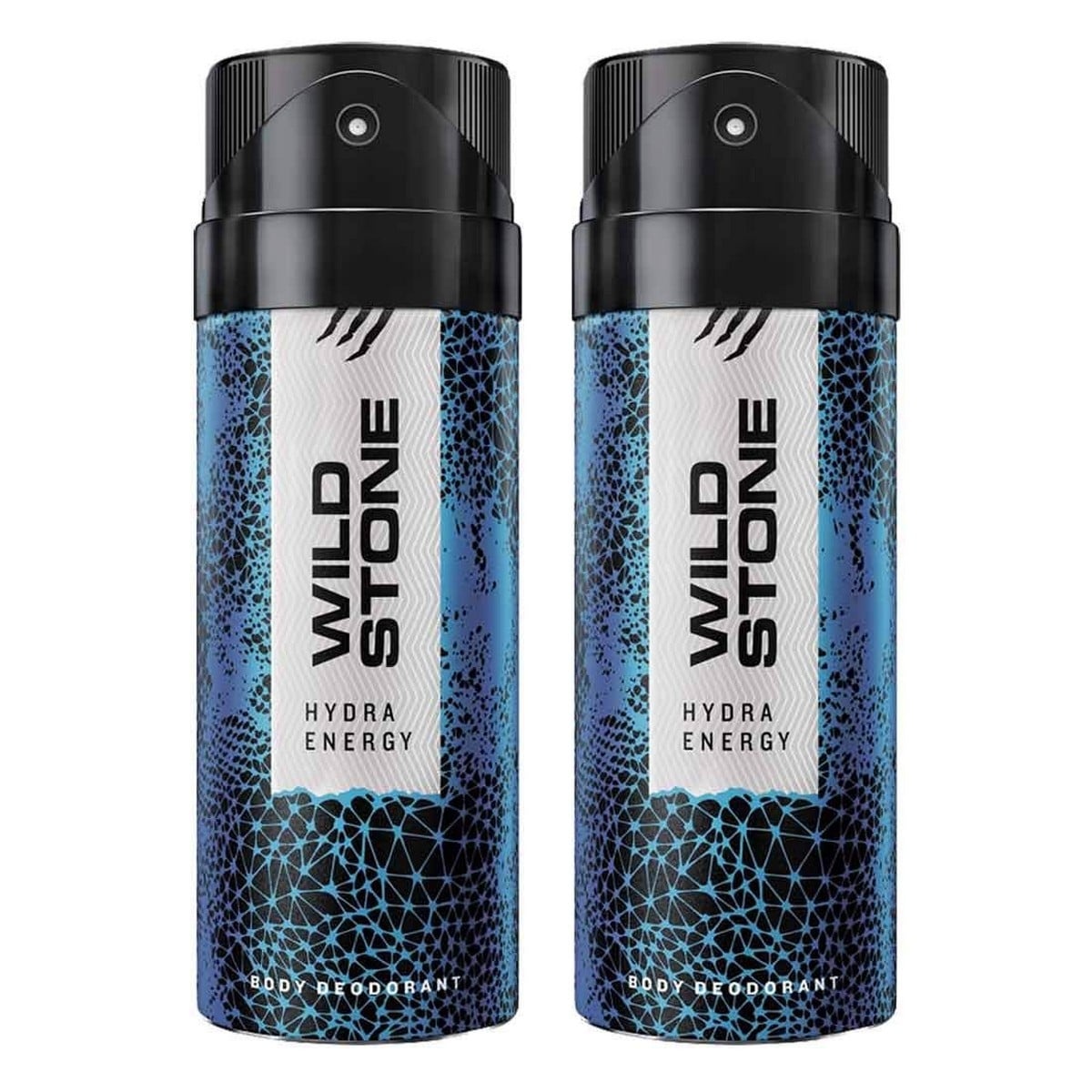 Wild Stone Hydra Energy Deodorants for Men, Pack of 2 (150ml Each)