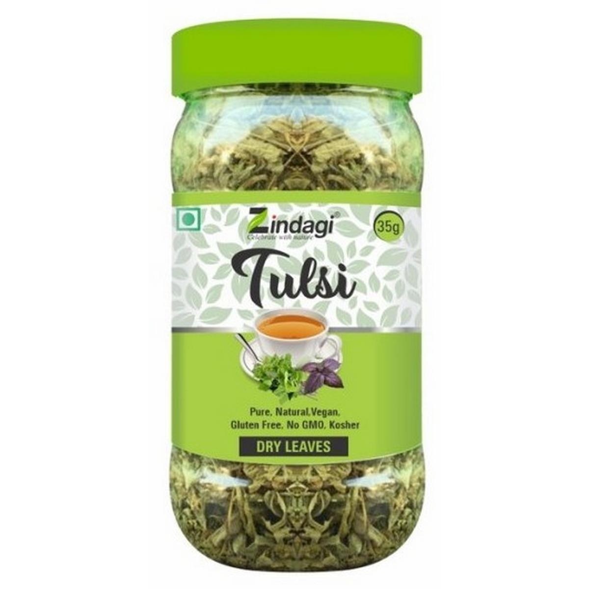 ZINDAGI Stevia Dry Tulsi Leaf For Tea (35 gm)