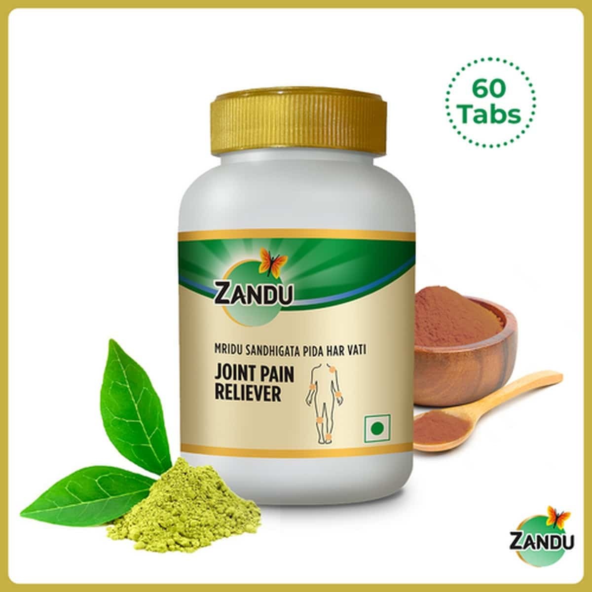 Zandu Joint Pain RelieverÂ (Mridu Sandhigat Pida Har Vati) - 60 Tablets