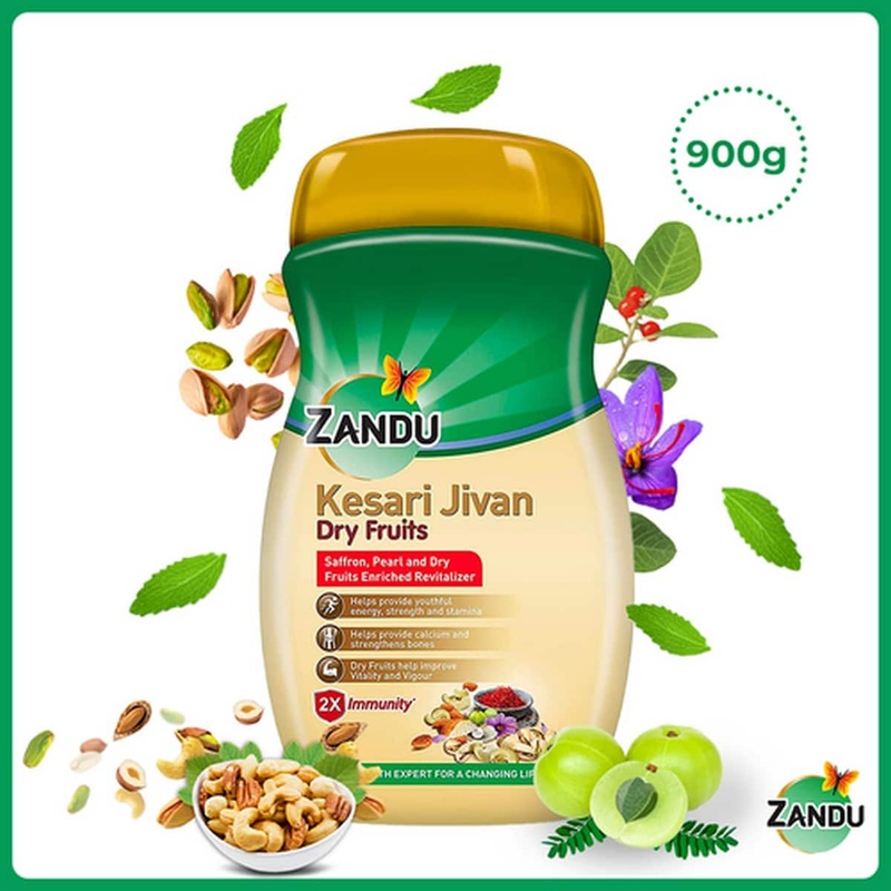 Zandu Kesari Jivan Dry Fruits (900 gm)