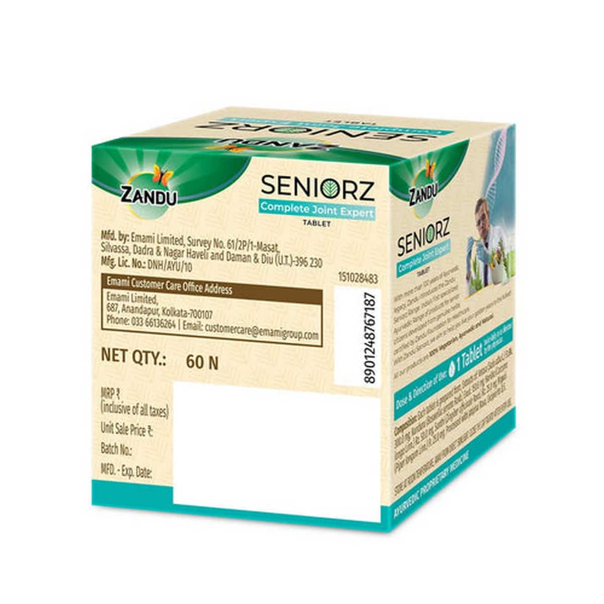 Zandu Seniorz Complete Joint Expert (60 Tabs)