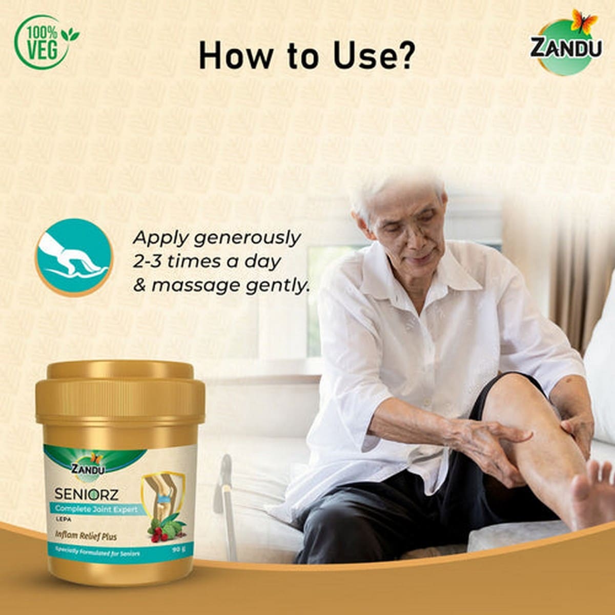 Zandu Seniorz Complete Joint Expert Lepa (90 gm)