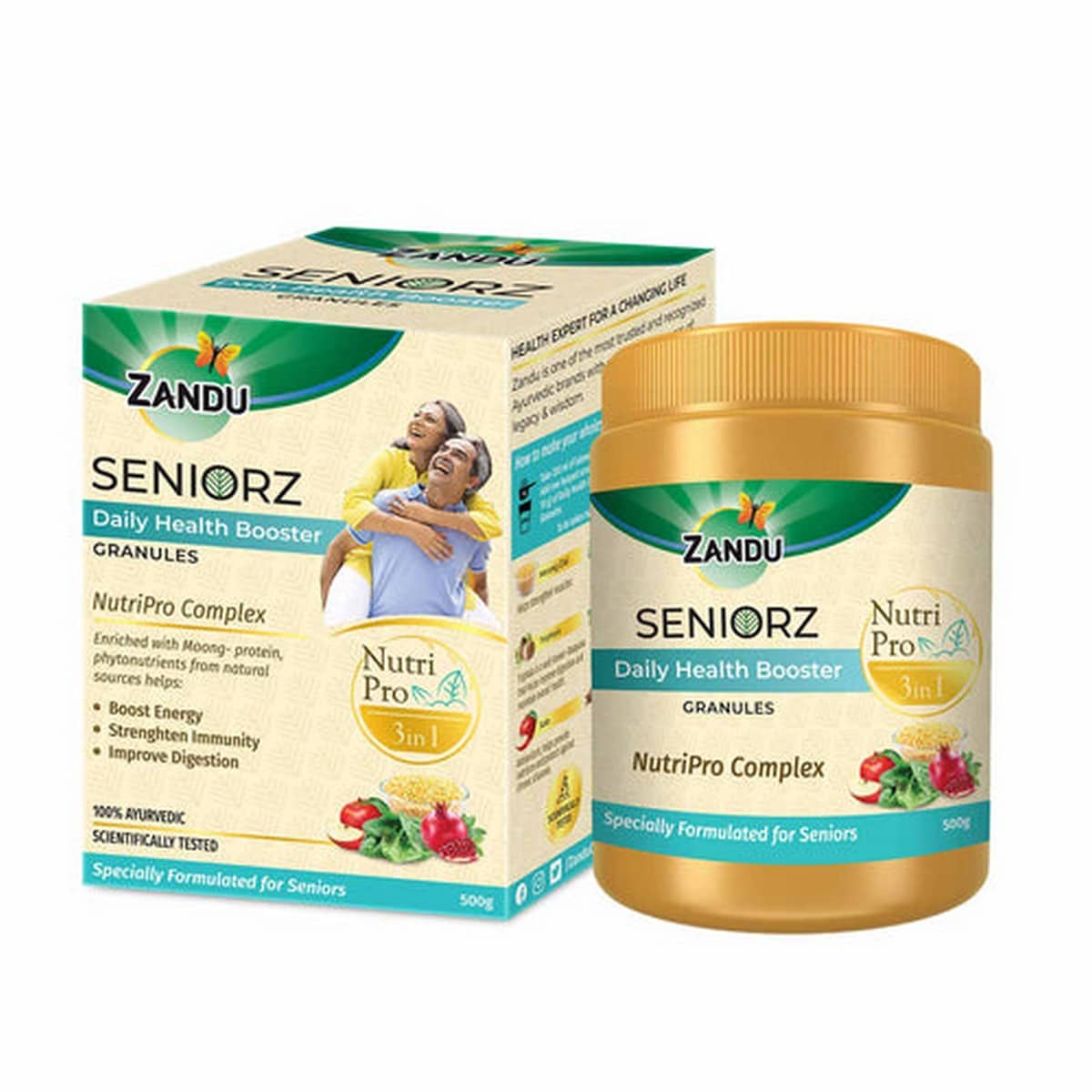 Zandu Seniorz Daily Health Booster Granules (500 gm)