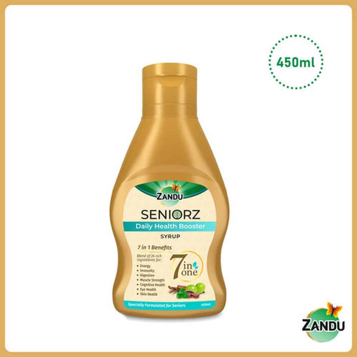 Zandu Seniorz Daily Health Booster Syrup (450 ml)