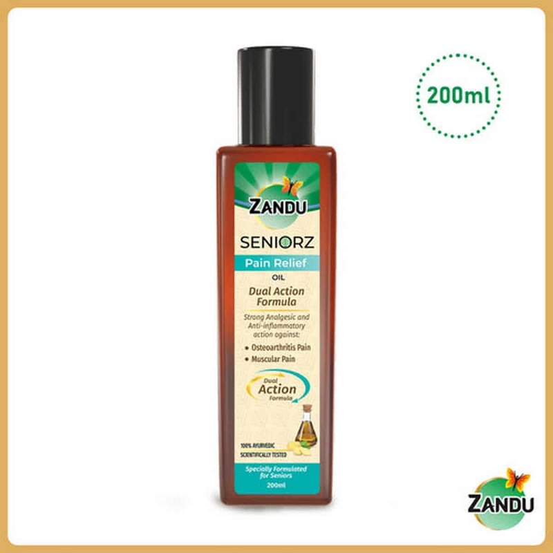 Zandu Seniorz Pain Relief Oil (200ml)