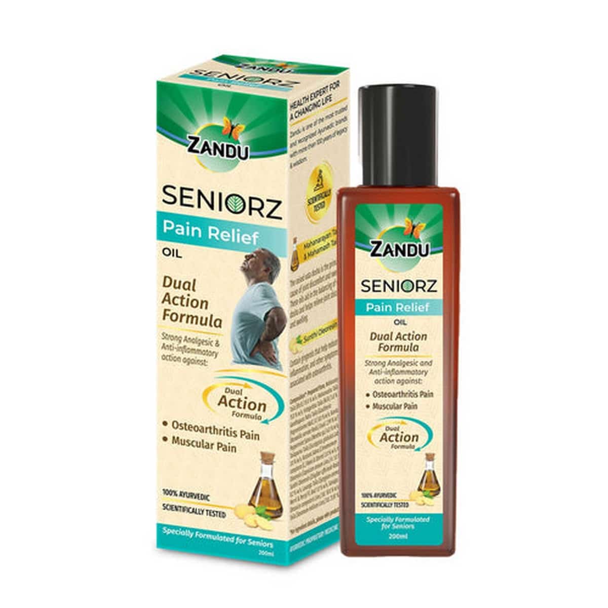 Zandu Seniorz Pain Relief Oil (200ml)