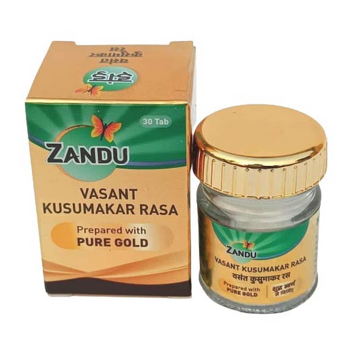 Zandu Vasant Kusumakar Rasa with Gold (30 Tab)