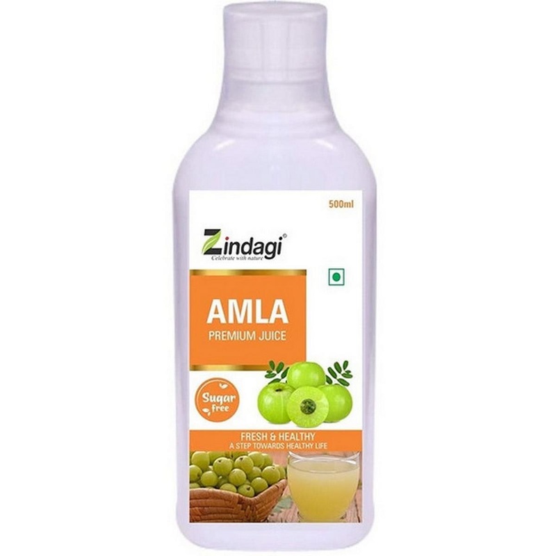 Zindagi Pure Amla juice sugarfree herbal health drink (500 ml)