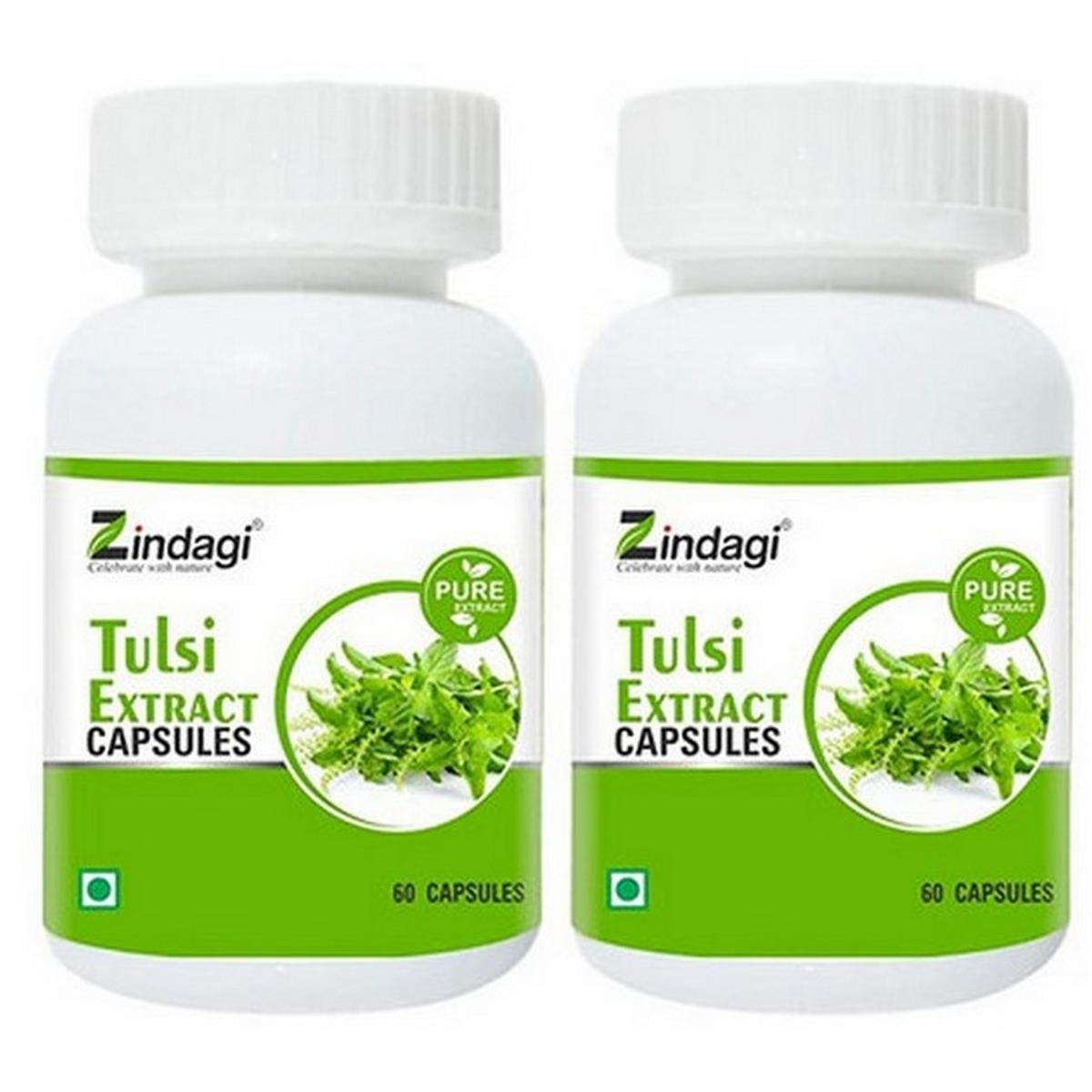 Zindagi Tulsi extract capsules (120 Capsules)