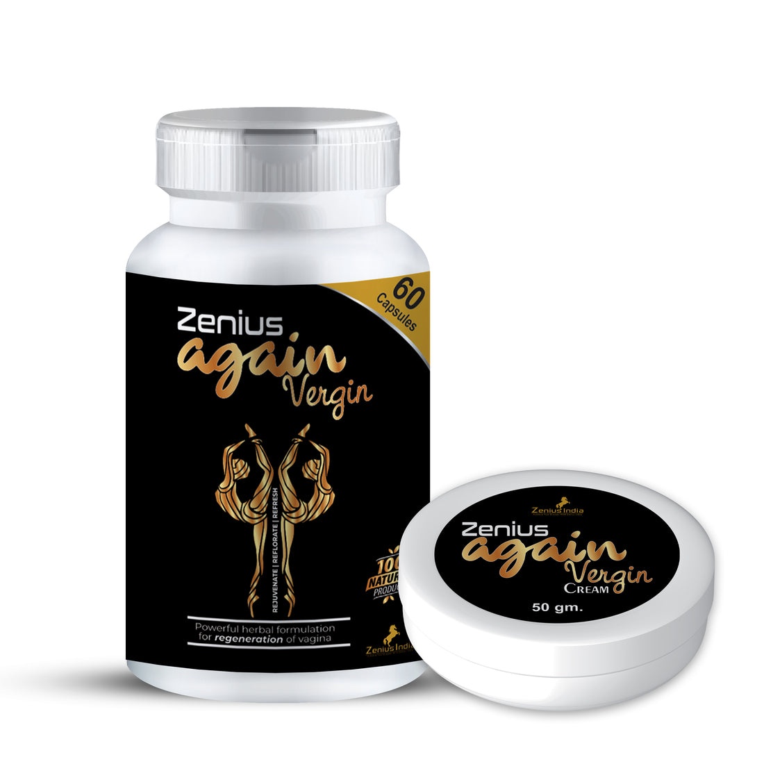 Zenius Again Vergain Kit for female sexual health & vegina tightening medicine