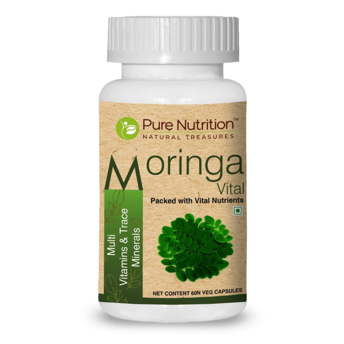 Pure Nutrition Moringa Vital MultiVitamins (60 Capsules)